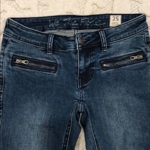 We the Free Zipper Detail Jeans